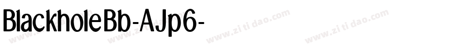 BlackholeBb-AJp6字体转换