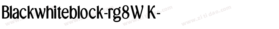 Blackwhiteblock-rg8WK字体转换