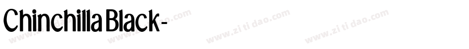 ChinchillaBlack字体转换