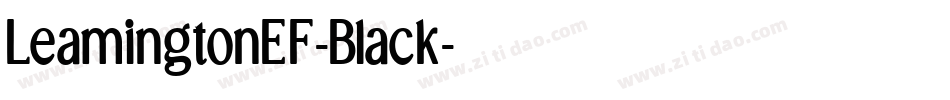 LeamingtonEF-Black字体转换