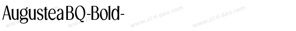 AugusteaBQ-Bold字体转换
