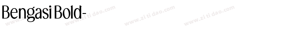 BengasiBold字体转换