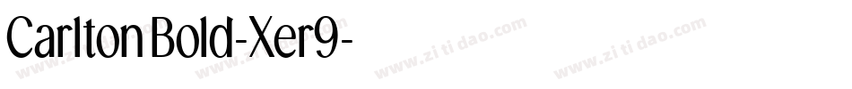 CarltonBold-Xer9字体转换