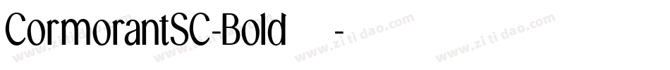 CormorantSC-Bold转换器字体转换 CormorantSC-Bold转换器字体转换