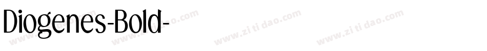 Diogenes-Bold字体转换