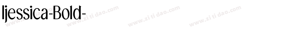 Ijessica-Bold字体转换