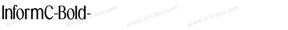InformC-Bold字体转换