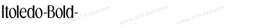 Itoledo-Bold字体转换