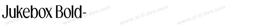 JukeboxBold字体转换