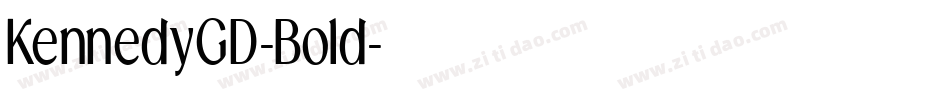 KennedyGD-Bold字体转换