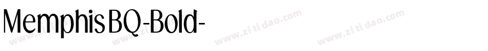 MemphisBQ-Bold字体转换