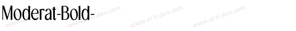 Moderat-Bold字体转换 Moderat-Bold字体转换
