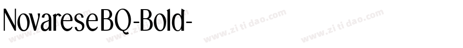 NovareseBQ-Bold字体转换