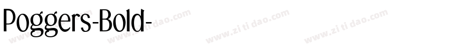 Poggers-Bold字体转换