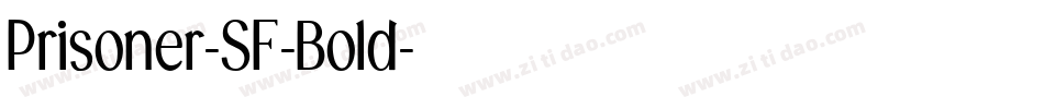 Prisoner-SF-Bold字体转换