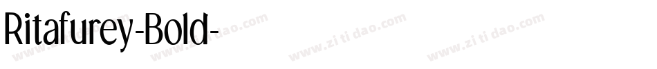 Ritafurey-Bold字体转换