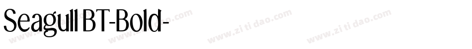 SeagullBT-Bold字体转换