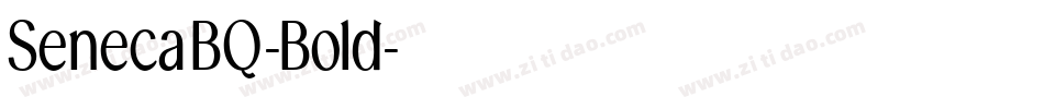 SenecaBQ-Bold字体转换