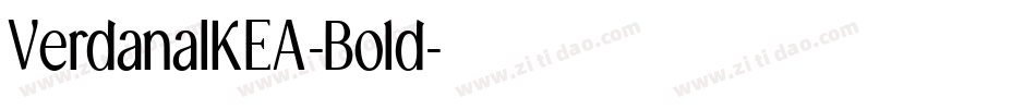 VerdanaIKEA-Bold字体转换