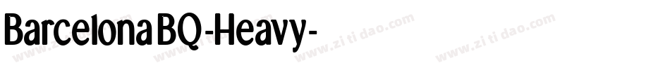 BarcelonaBQ-Heavy字体转换