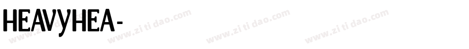 HEAVYHEA字体转换