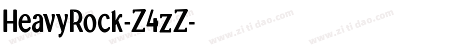 HeavyRock-Z4zZ字体转换