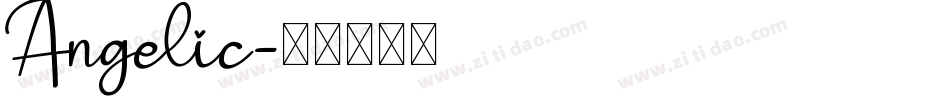 Angelic字体转换