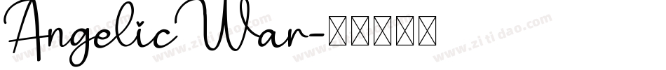 AngelicWar字体转换
