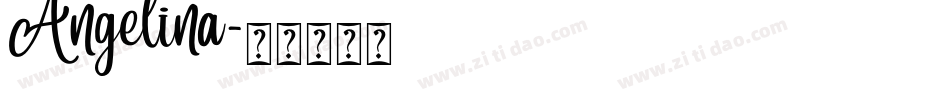 Angelina字体转换