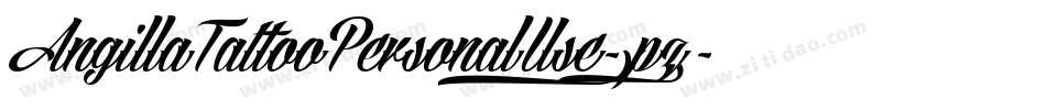 AngillaTattooPersonalUse-9pz5字体转换