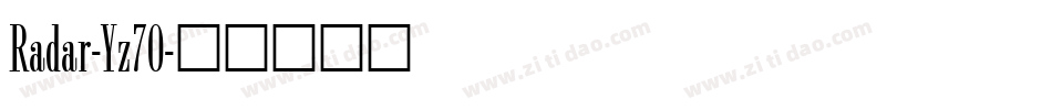 Radar-Yz7O字体转换