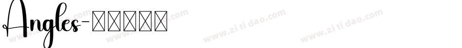 Angles字体转换