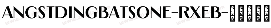 Angstdingbatsone-rxEB字体转换