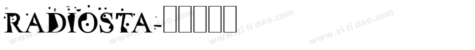 RADIOSTA字体转换