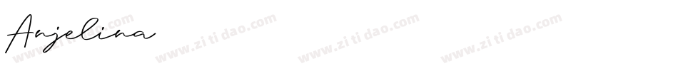 Anjelina字体转换