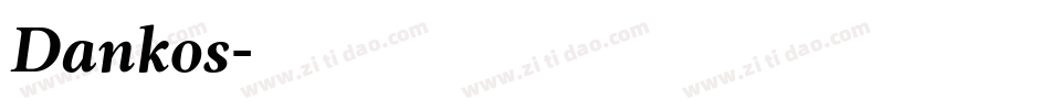 Dankos字体转换