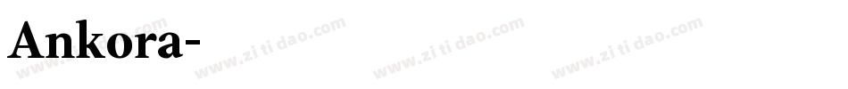 Ankora字体转换