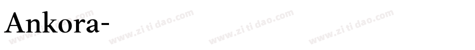Ankora字体转换