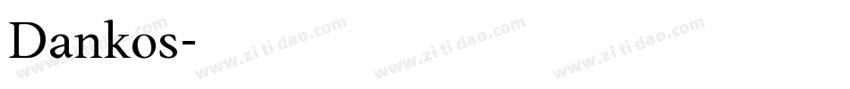 Dankos字体转换