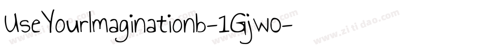 UseYourImaginationb-1Gjw0字体转换
