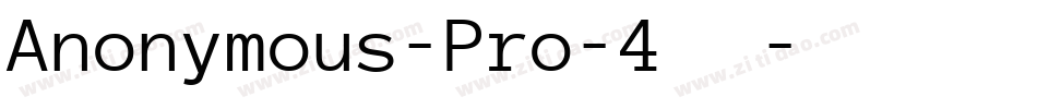 Anonymous-Pro-4转换器字体转换