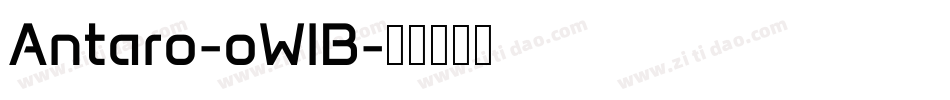 Antaro-oWlB字体转换