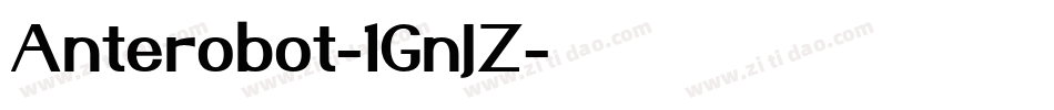 Anterobot-1GnJZ字体转换
