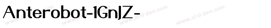 Anterobot-1GnJZ字体转换