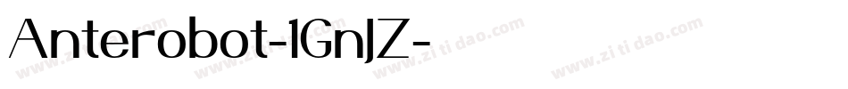 Anterobot-1GnJZ字体转换