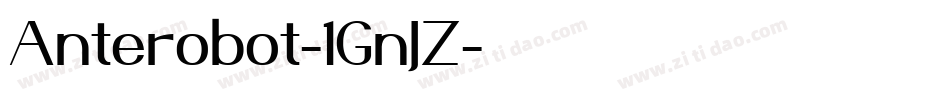 Anterobot-1GnJZ字体转换