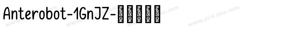 Anterobot-1GnJZ字体转换