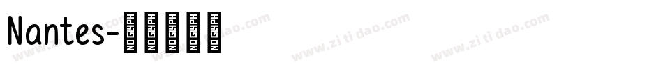 Nantes字体转换