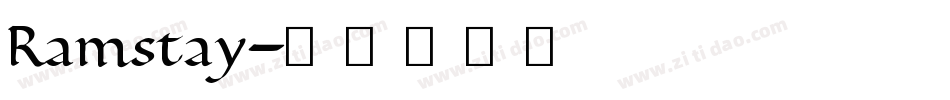 Ramstay字体转换
