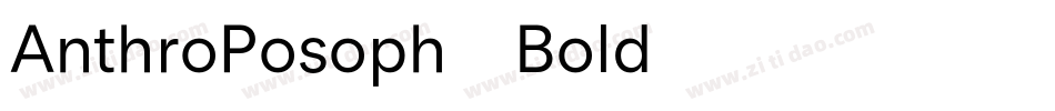 AnthroPosoph-Bold字体转换